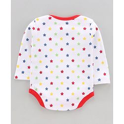 Babyhug 100% Cotton Full Sleeves Onesies Multiprint Pack of 7 - Multicolour