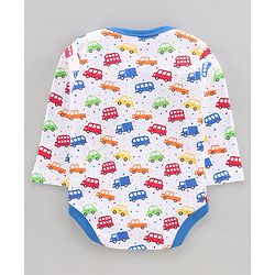 Babyhug 100% Cotton Full Sleeves Onesies Multiprint Pack of 7 - Multicolour