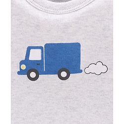 Babyhug 100% Cotton Full Sleeves Onesies Multiprint Pack of 7 - Multicolour