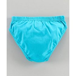 Babyhug 100% Cotton Brief Dino Print Pack of 3 - Blue