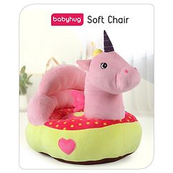 Babyhug Unicorn Shaped Sofa Seat - Pink