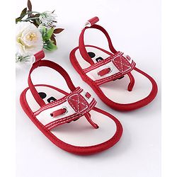 Cute Walk by Babyhug Booties - Red