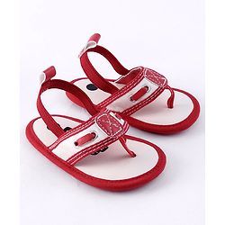Cute Walk by Babyhug Booties - Red