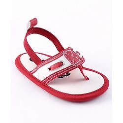 Cute Walk by Babyhug Booties - Red