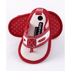 Cute Walk by Babyhug Booties - Red