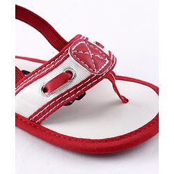 Cute Walk by Babyhug Booties - Red