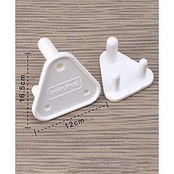 Babyhug Safety Electric Socket Plug Cover Guards - Pack of 5