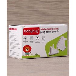 Babyhug Safety Electric Socket Plug Cover Guards - Pack of 5