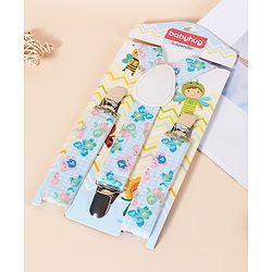 Babyhug Suspenders Floral Print - Multicolor