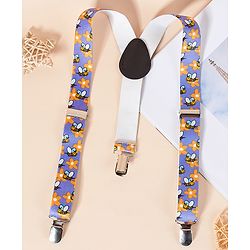 Babyhug Suspenders Floral Print - Multicolor