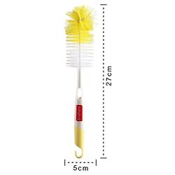 Babyhug Bottle & Nipple Cleaning Brush - Yellow White