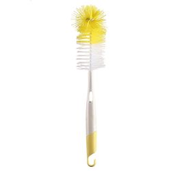 Babyhug Bottle & Nipple Cleaning Brush - Yellow White