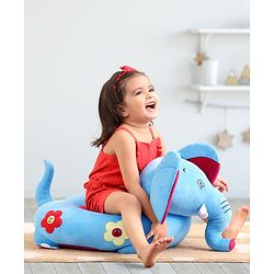 Babyhug Soft Seat Elephant Shaped - Blue