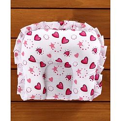 Babyhug Mosquito Net Set With Mattress Unicorn Print - Pink