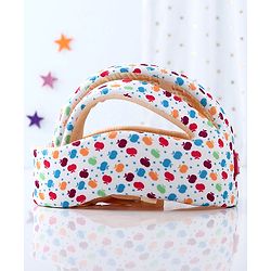 Babyhug Premium Baby Safety Helmet - White| Impact-Protection| Adjustable Fit| for Safe Crawling