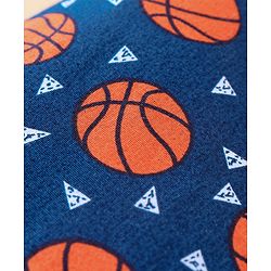 Babyhug 100% Cotton Boxer Basket Ball Print Pack of 3 - Blue