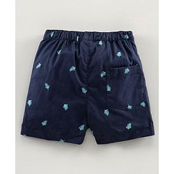 Babyhug 100% Cotton Boxers Multiprint Pack of 3 - Blue