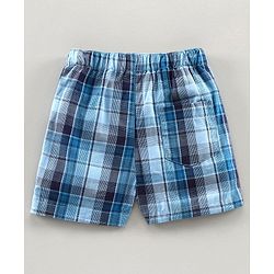 Babyhug 100% Cotton Boxers Multiprint Pack of 3 - Blue