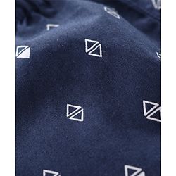 Babyhug 100% Cotton Boxers Pack of 2 - Navy Blue Red