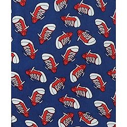 Babyhug 100% Cotton Boxers Shoes Print Pack of 2 - Red Blue