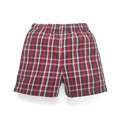 Babyhug 100% Cotton Boxers Star Print Pack of 2 - Blue Red