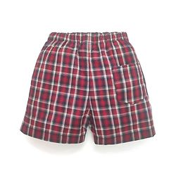 Babyhug 100% Cotton Boxers Star Print Pack of 2 - Blue Red