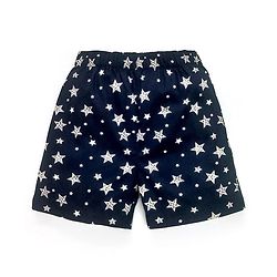 Babyhug 100% Cotton Boxers Star Print Pack of 2 - Blue Red