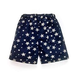Babyhug 100% Cotton Boxers Star Print Pack of 2 - Blue Red