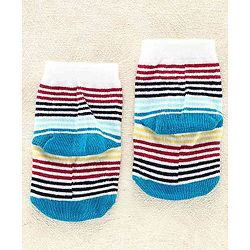 Cutewalk By Babyhug Anti Bacterial Ankle Length Socks Pack o 2 - Multicolor