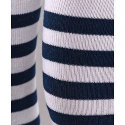 Cute Walk By Babyhug Antibacterial Striped Footed Tights - Yellow