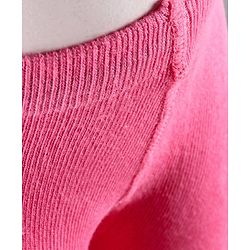 Cute Walk by Babyhug Footed Tights Cartoon Print - Pink