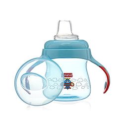 Babyhug Twin Handle Training Soft Spout Cup Blue - 150 ml