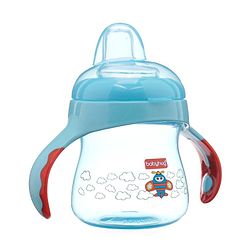 Babyhug Twin Handle Training Soft Spout Cup Blue - 150 ml