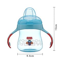 Babyhug Twin Handle Training Soft Spout Cup Blue - 150 ml