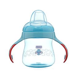 Babyhug Twin Handle Training Soft Spout Cup Blue - 150 ml