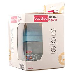 Babyhug Twin Handle Training Soft Spout Cup Blue - 150 ml