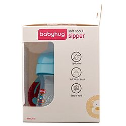 Babyhug Twin Handle Training Soft Spout Cup Blue - 150 ml