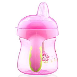 Babyhug Twin Handle Training Soft Spout Sipper Pink - 150 ml