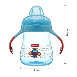 Babyhug Twin Handle Training Soft Spout Cup Blue - 150 ml