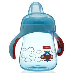 Babyhug Twin Handle Training Soft Spout Cup Blue - 150 ml