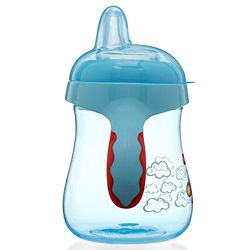 Babyhug Twin Handle Training Soft Spout Cup Blue - 150 ml