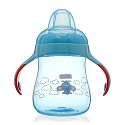 Babyhug Twin Handle Training Soft Spout Cup Blue - 150 ml