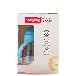 Babyhug Twin Handle Training Soft Spout Cup Blue - 150 ml