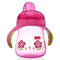 Babyhug Twin Handle Training Soft Spout Cup Blue - 150 ml