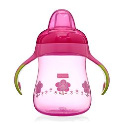 Babyhug Twin Handle Training Soft Spout Cup Blue - 150 ml