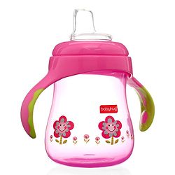 Babyhug Twin Handle Training Soft Spout Cup Blue - 150 ml