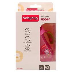 Babyhug Twin Handle Training Soft Spout Cup Blue - 150 ml