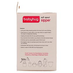 Babyhug Twin Handle Training Soft Spout Cup Blue - 150 ml