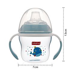 Babyhug Twin Handle Training Soft Spout Cup - 150 ml (Colour May Vary)