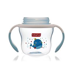 Babyhug Twin Handle Training Soft Spout Cup - 150 ml (Colour May Vary)